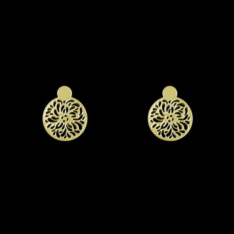 گوشواره طلا 18 عیار زنانه مدوپد مدل هندسی کد GA1-14306 گوشواره طلا 18 عیار زنانه مدوپد مدل هندسی کد GA1-14306