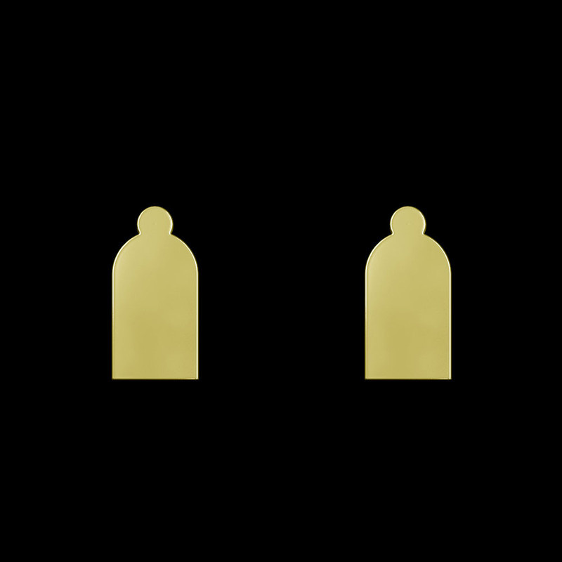 گوشواره طلا 18 عیار زنانه مدوپد مدل هندسی کد GA1-14316 گوشواره طلا 18 عیار زنانه مدوپد مدل هندسی کد GA1-14316