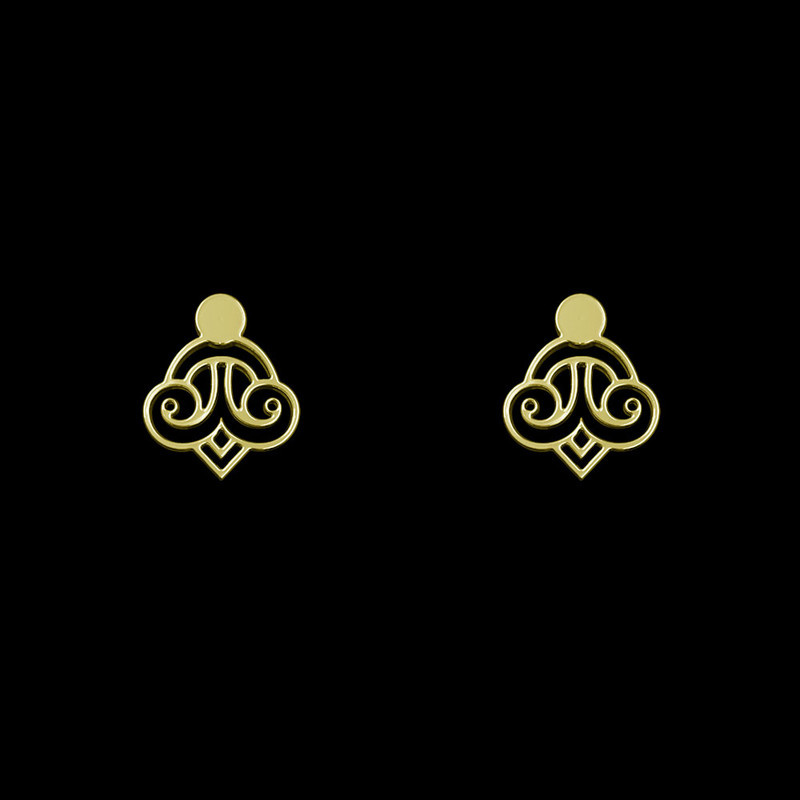 گوشواره طلا 18 عیار زنانه مدوپد مدل هندسی کد GA1-14408 گوشواره طلا 18 عیار زنانه مدوپد مدل هندسی کد GA1-14408