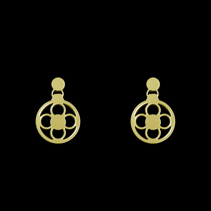 گوشواره طلا 18 عیار زنانه مدوپد مدل هندسی کد GA1-14491 گوشواره طلا 18 عیار زنانه مدوپد مدل هندسی کد GA1-14491