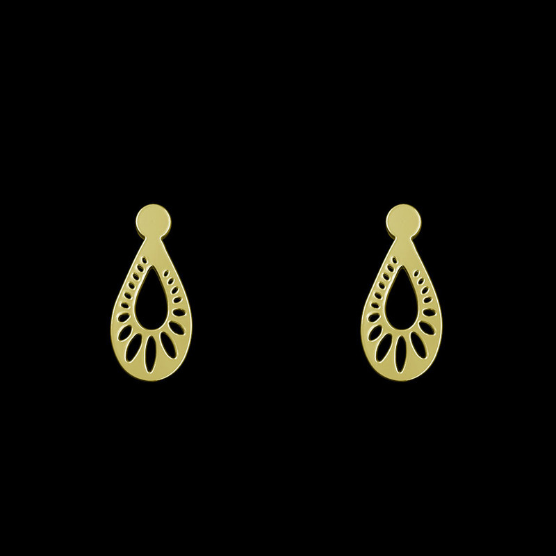 گوشواره طلا 18 عیار زنانه مدوپد مدل هندسی کد GA1-14501 گوشواره طلا 18 عیار زنانه مدوپد مدل هندسی کد GA1-14501