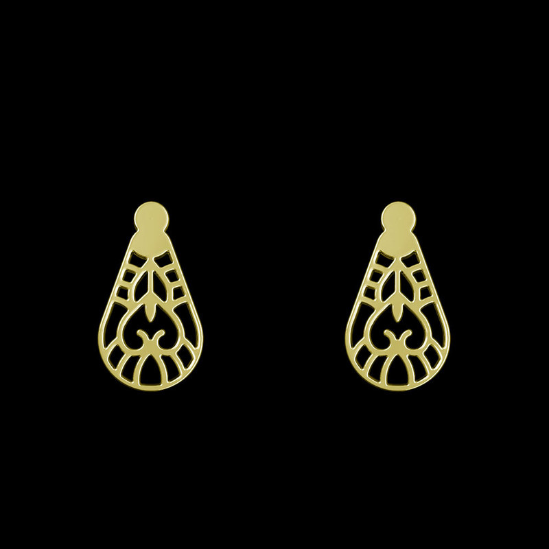 گوشواره طلا 18 عیار زنانه مدوپد مدل هندسی کد GA1-14614 گوشواره طلا 18 عیار زنانه مدوپد مدل هندسی کد GA1-14614