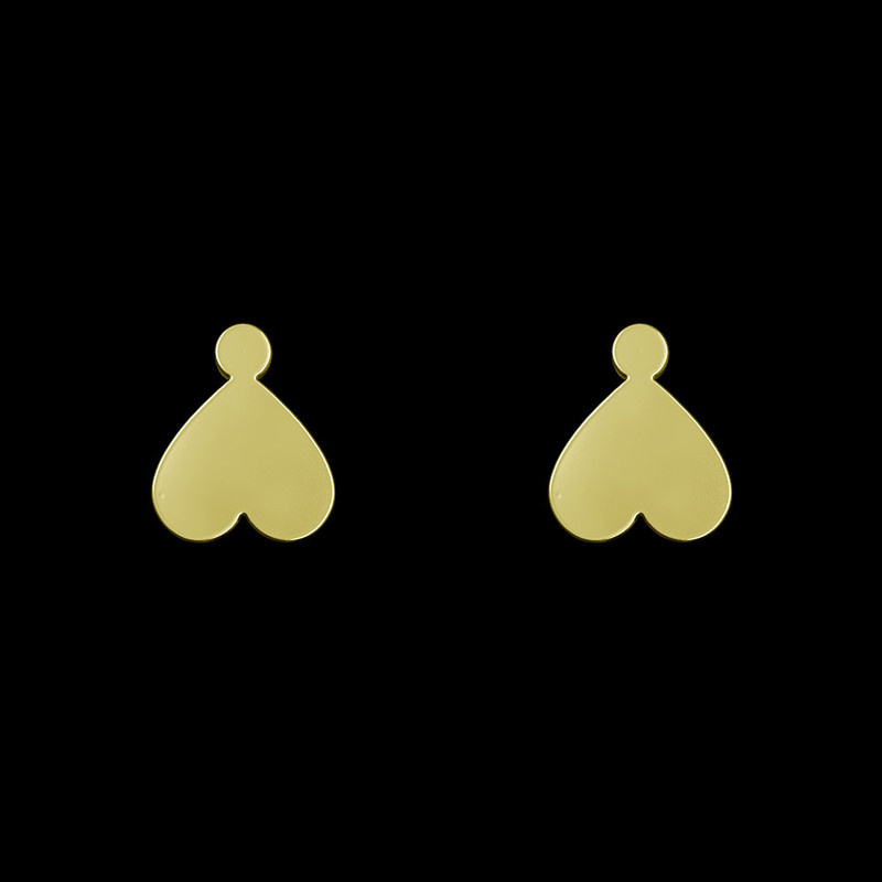 گوشواره طلا 18 عیار زنانه مدوپد مدل قلب کد GA1-14622 گوشواره طلا 18 عیار زنانه مدوپد مدل قلب کد GA1-14622