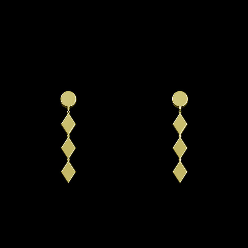 گوشواره طلا 18 عیار زنانه مدوپد مدل هندسی کد GA1-14677 گوشواره طلا 18 عیار زنانه مدوپد مدل هندسی کد GA1-14677