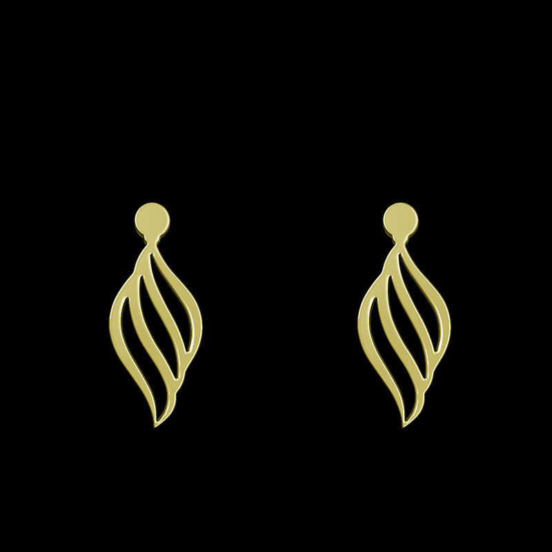 گوشواره طلا 18 عیار زنانه مدوپد مدل هندسی کد GA1-14712 گوشواره طلا 18 عیار زنانه مدوپد مدل هندسی کد GA1-14712