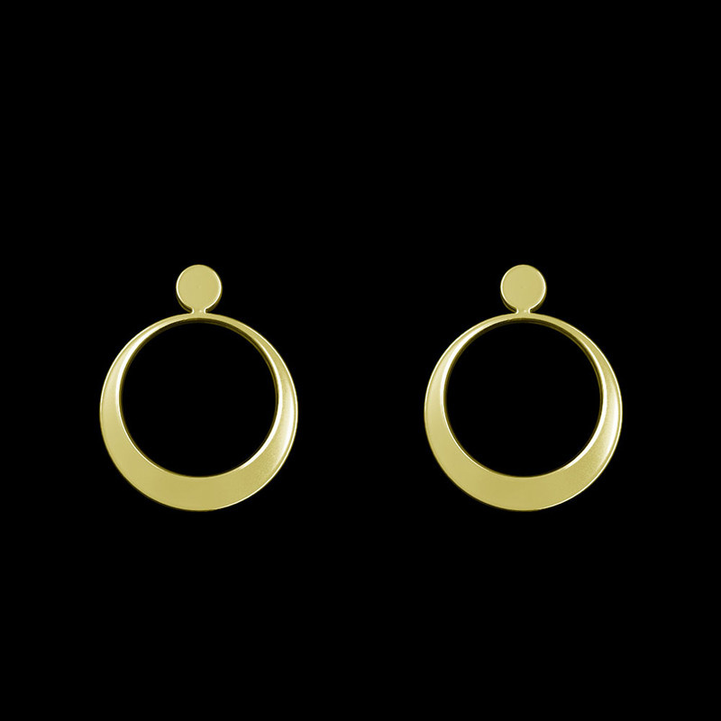 گوشواره طلا 18 عیار زنانه مدوپد مدل دایره کد GA1-14892 گوشواره طلا 18 عیار زنانه مدوپد مدل دایره کد GA1-14892