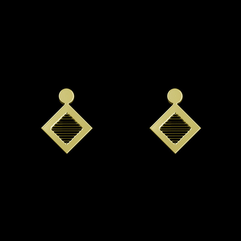 گوشواره طلا 18 عیار زنانه مدوپد مدل هندسی کد GA1-14917 گوشواره طلا 18 عیار زنانه مدوپد مدل هندسی کد GA1-14917