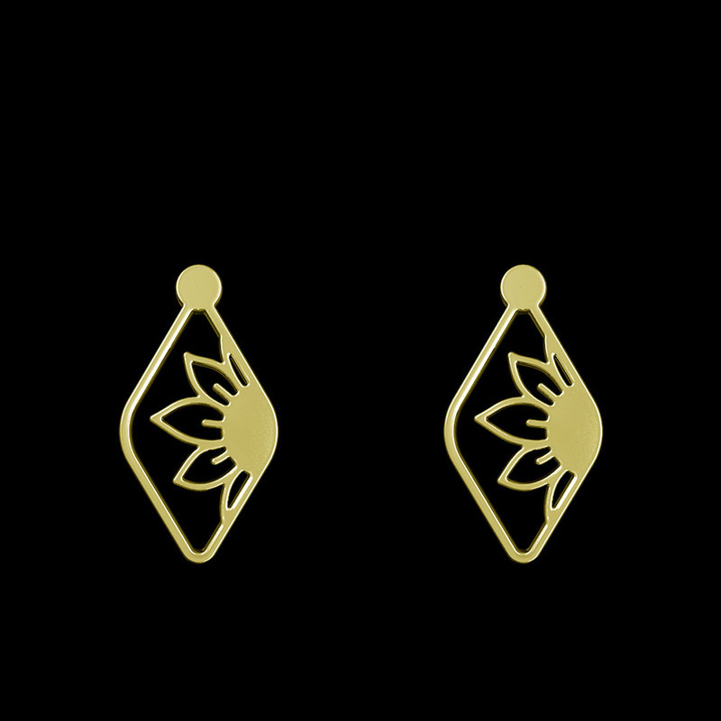 گوشواره طلا 18 عیار زنانه مدوپد مدل گل کد GA1-14952 گوشواره طلا 18 عیار زنانه مدوپد مدل گل کد GA1-14952