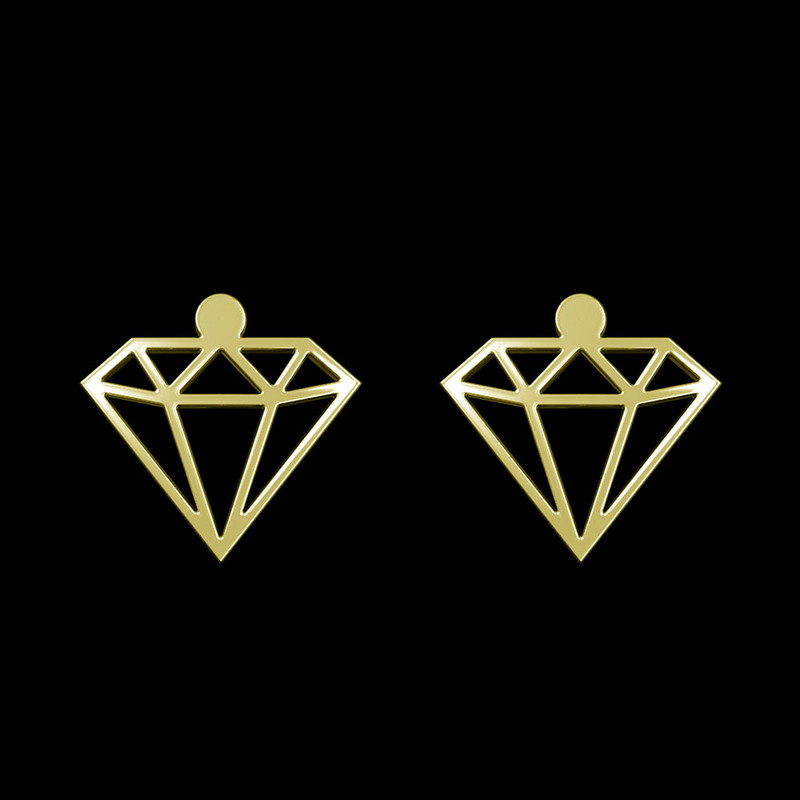 گوشواره طلا 18 عیار زنانه مدوپد مدل الماس کد GA1-14956 گوشواره طلا 18 عیار زنانه مدوپد مدل الماس کد GA1-14956