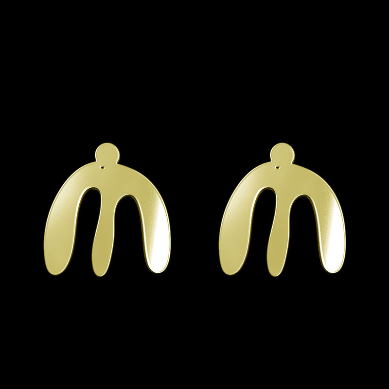 گوشواره طلا 18 عیار زنانه مدوپد مدل هندسی کد GA1-15021 گوشواره طلا 18 عیار زنانه مدوپد مدل هندسی کد GA1-15021