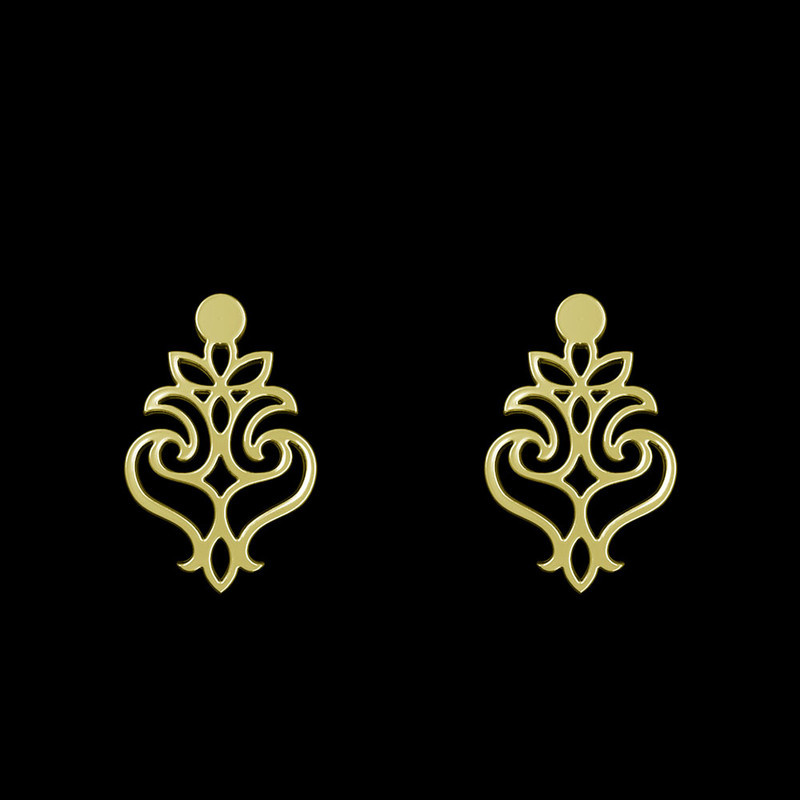 گوشواره طلا 18 عیار زنانه مدوپد مدل هندسی کد GA1-15183 گوشواره طلا 18 عیار زنانه مدوپد مدل هندسی کد GA1-15183