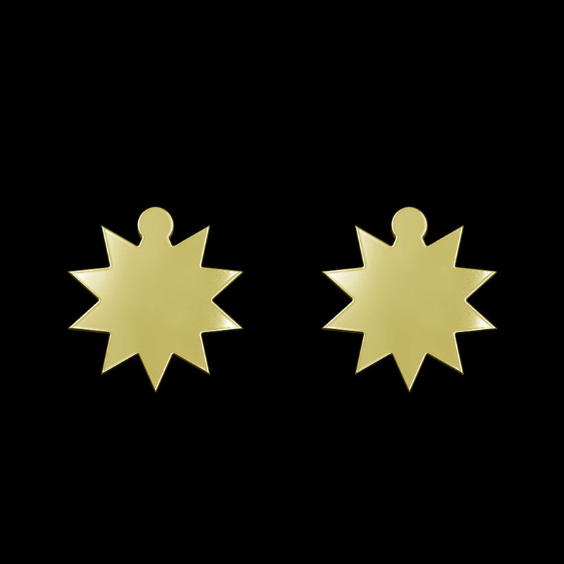 گوشواره طلا 18 عیار زنانه مدوپد مدل ستاره کد GA1-15380 گوشواره طلا 18 عیار زنانه مدوپد مدل ستاره کد GA1-15380