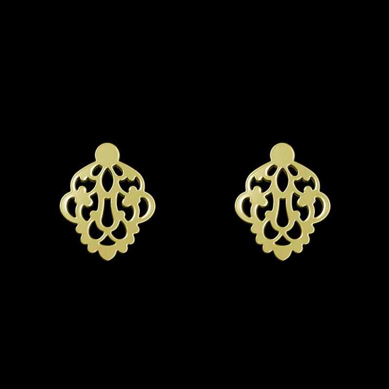 گوشواره طلا 18 عیار زنانه مدوپد مدل اسلیمی کد GA1-15292 گوشواره طلا 18 عیار زنانه مدوپد مدل اسلیمی کد GA1-15292