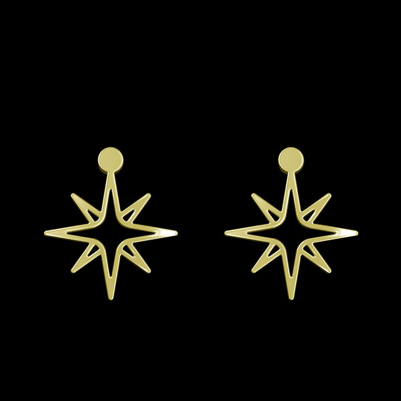 گوشواره طلا 18 عیار زنانه مدوپد مدل ستاره کد GA1-15433 گوشواره طلا 18 عیار زنانه مدوپد مدل ستاره کد GA1-15433