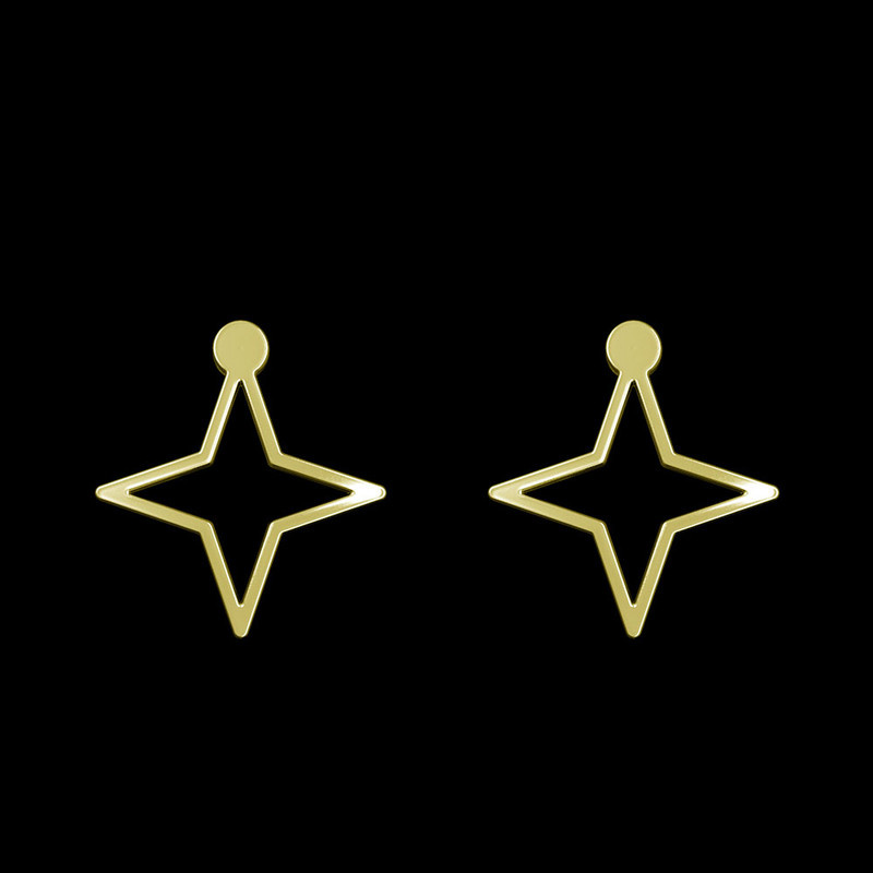 گوشواره طلا 18 عیار زنانه مدوپد مدل ستاره کد GA1-15457 گوشواره طلا 18 عیار زنانه مدوپد مدل ستاره کد GA1-15457