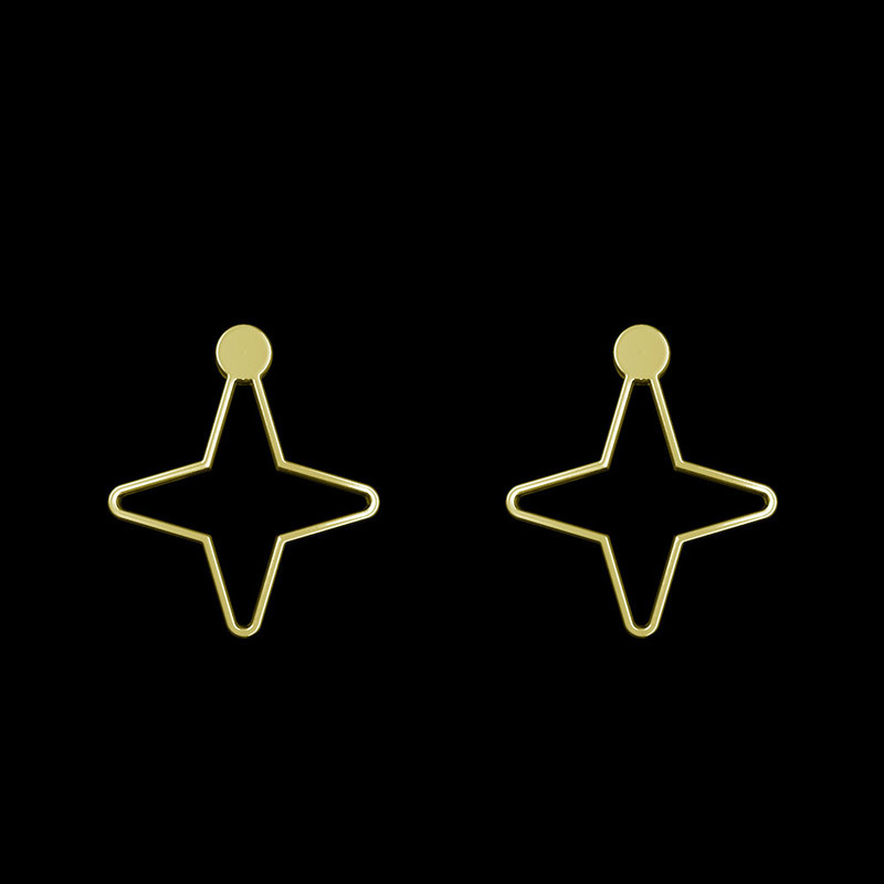 گوشواره طلا 18 عیار زنانه مدوپد مدل ستاره کد GA1-15552 گوشواره طلا 18 عیار زنانه مدوپد مدل ستاره کد GA1-15552