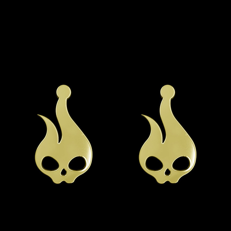 گوشواره طلا 18 عیار زنانه مدوپد مدل جمجمه کد GA1-15663 گوشواره طلا 18 عیار زنانه مدوپد مدل جمجمه کد GA1-15663