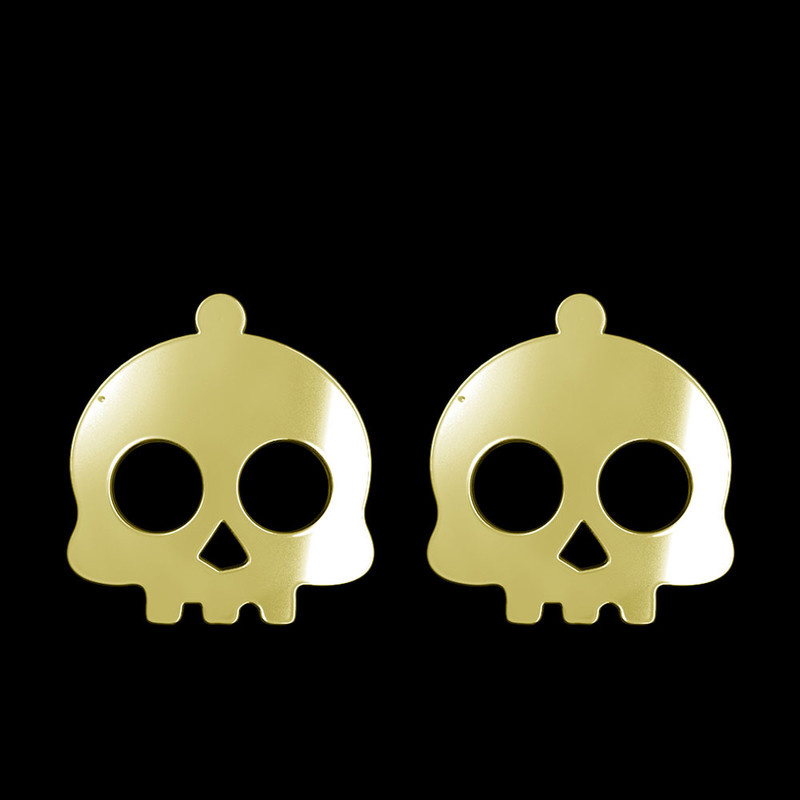 گوشواره طلا 18 عیار زنانه مدوپد مدل جمجمه کد GA1-15664 گوشواره طلا 18 عیار زنانه مدوپد مدل جمجمه کد GA1-15664