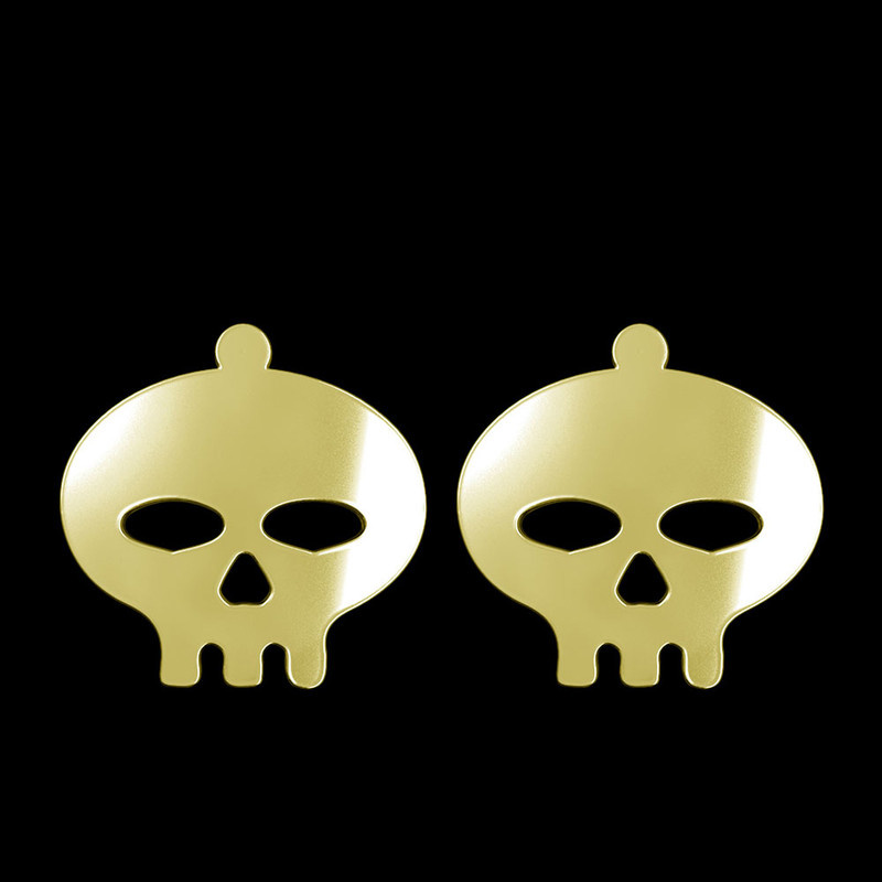 گوشواره طلا 18 عیار زنانه مدوپد مدل جمجمه کد GA1-15667 گوشواره طلا 18 عیار زنانه مدوپد مدل جمجمه کد GA1-15667