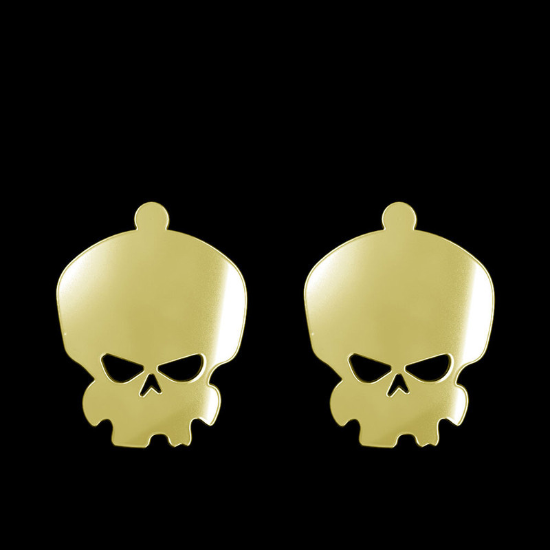 گوشواره طلا 18 عیار زنانه مدوپد مدل جمجمه کد GA1-15670 گوشواره طلا 18 عیار زنانه مدوپد مدل جمجمه کد GA1-15670