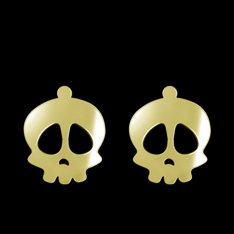 گوشواره طلا 18 عیار زنانه مدوپد مدل جمجمه کد GA1-15698 گوشواره طلا 18 عیار زنانه مدوپد مدل جمجمه کد GA1-15698