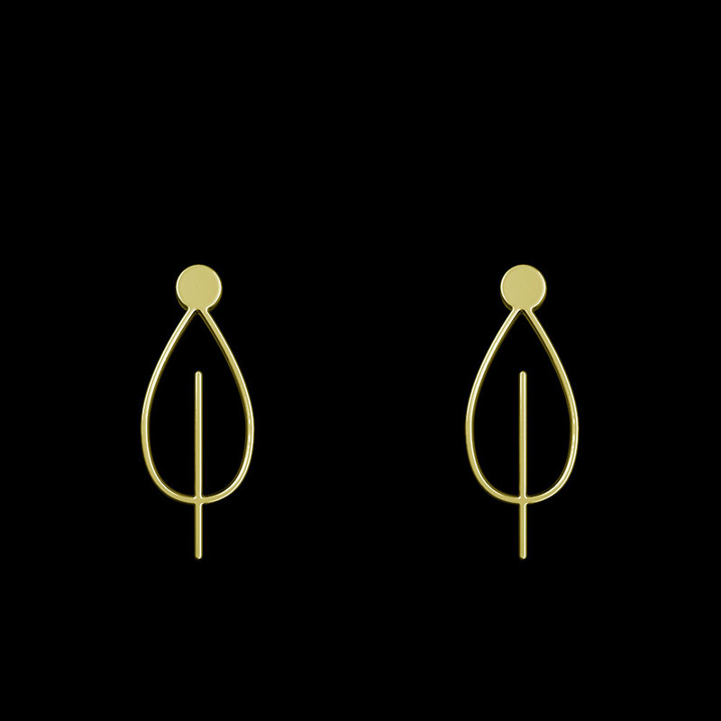 گوشواره طلا 18 عیار زنانه مدوپد مدل درخت کد GA1-15839 گوشواره طلا 18 عیار زنانه مدوپد مدل درخت کد GA1-15839