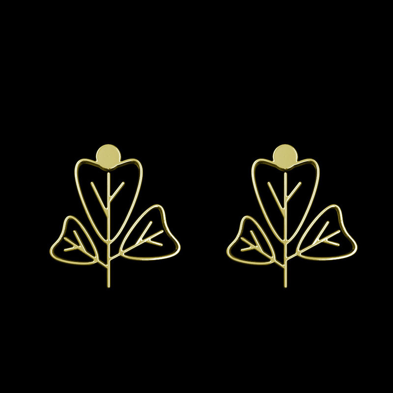 گوشواره طلا 18 عیار زنانه مدوپد مدل برگ کد GA1-15873 گوشواره طلا 18 عیار زنانه مدوپد مدل برگ کد GA1-15873