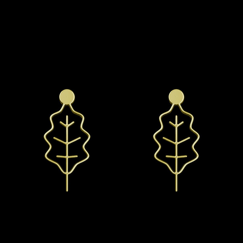 گوشواره طلا 18 عیار زنانه مدوپد مدل برگ کد GA1-15883 گوشواره طلا 18 عیار زنانه مدوپد مدل برگ کد GA1-15883