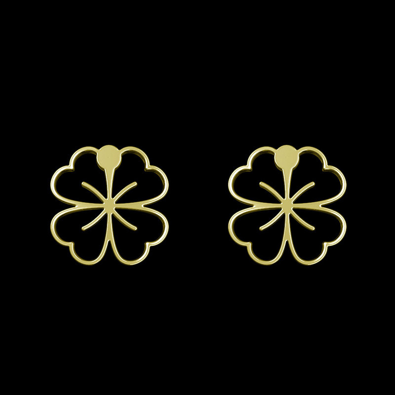 گوشواره طلا 18 عیار زنانه مدوپد مدل برگ کد GA1-16002 گوشواره طلا 18 عیار زنانه مدوپد مدل برگ کد GA1-16002