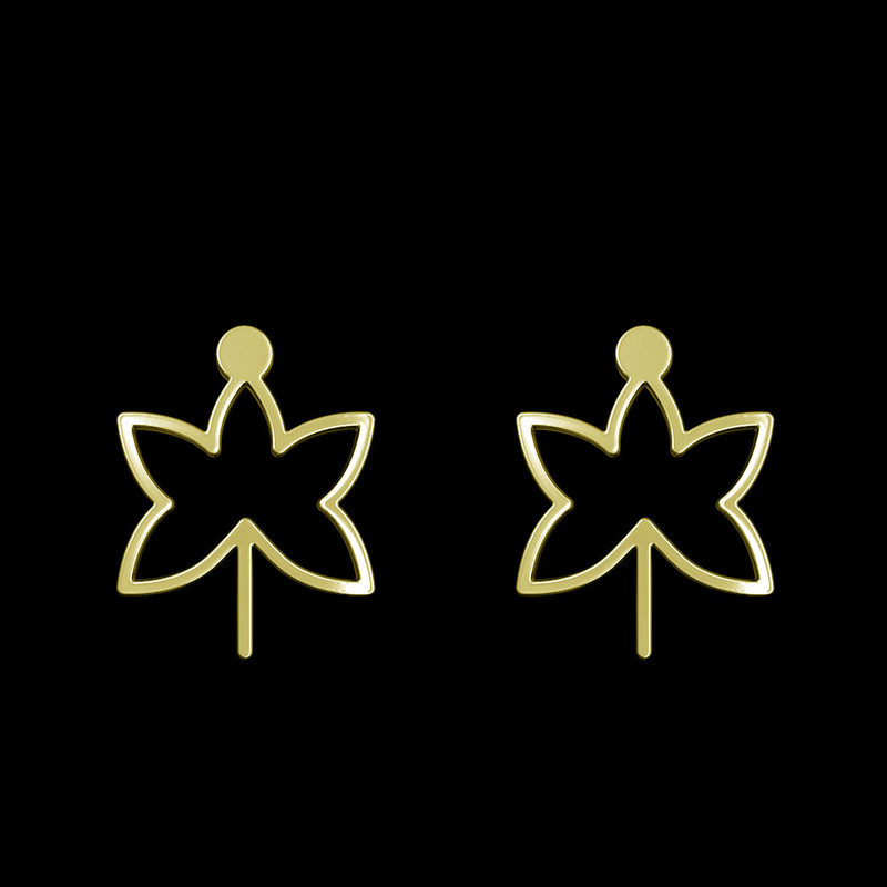 گوشواره طلا 18 عیار زنانه مدوپد مدل برگ کد GA1-16031 گوشواره طلا 18 عیار زنانه مدوپد مدل برگ کد GA1-16031