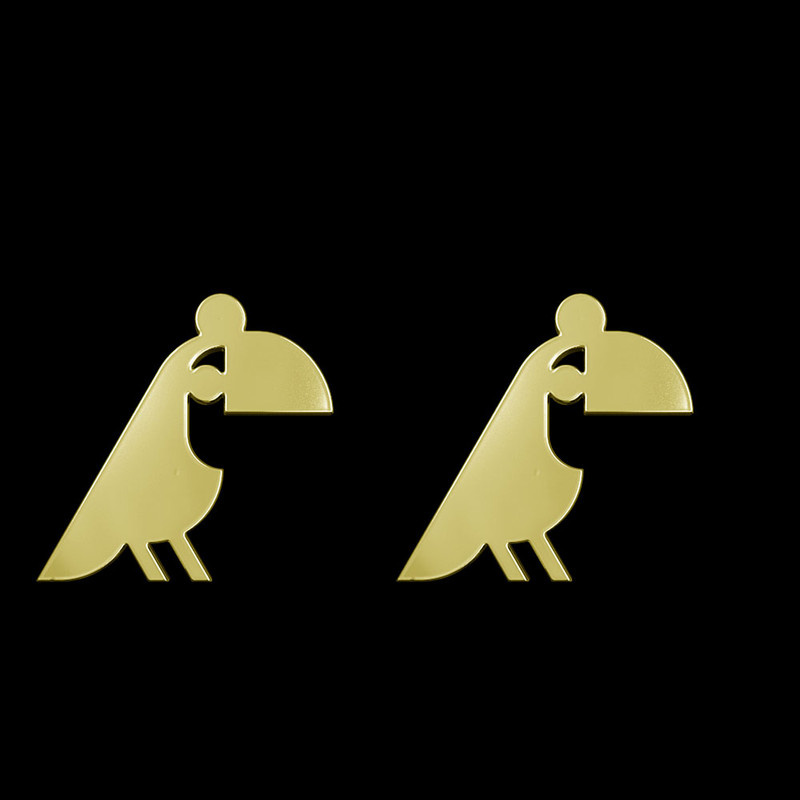 گوشواره طلا 18 عیار زنانه مدوپد مدل طوطی کد GA1-16065 گوشواره طلا 18 عیار زنانه مدوپد مدل طوطی کد GA1-16065