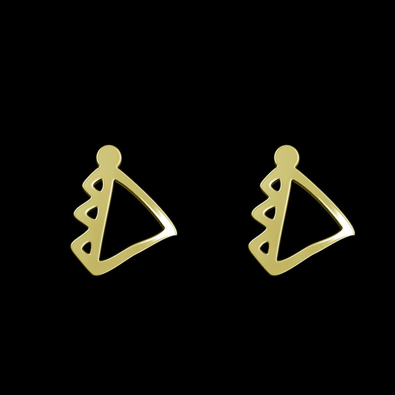 گوشواره طلا 18 عیار زنانه مدوپد مدل هندسی کد GA1-16137 گوشواره طلا 18 عیار زنانه مدوپد مدل هندسی کد GA1-16137