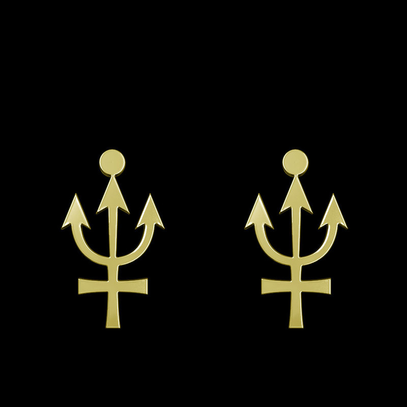 گوشواره طلا 18 عیار زنانه مدوپد مدل هندسی کد GA1-16270 گوشواره طلا 18 عیار زنانه مدوپد مدل هندسی کد GA1-16270