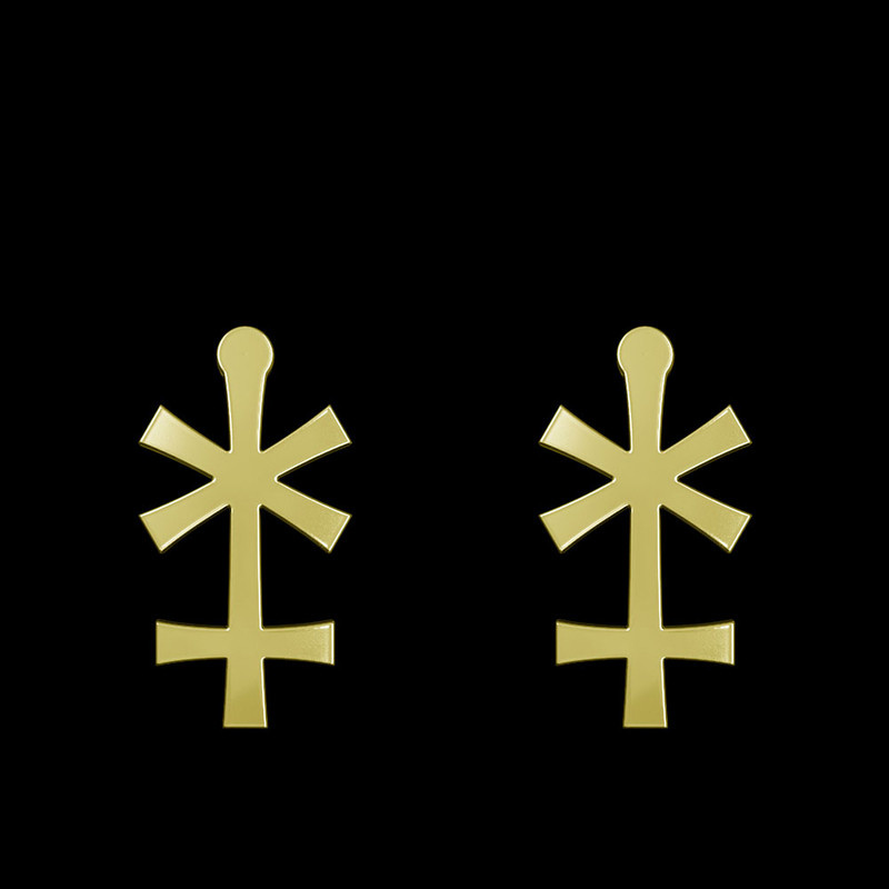 گوشواره طلا 18 عیار زنانه مدوپد مدل هندسی کد GA1-16279 گوشواره طلا 18 عیار زنانه مدوپد مدل هندسی کد GA1-16279