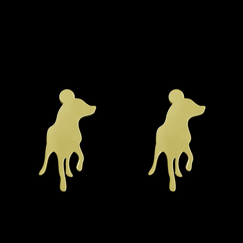 گوشواره طلا 18 عیار زنانه مدوپد مدل سگ کد GA1-16567 گوشواره طلا 18 عیار زنانه مدوپد مدل سگ کد GA1-16567