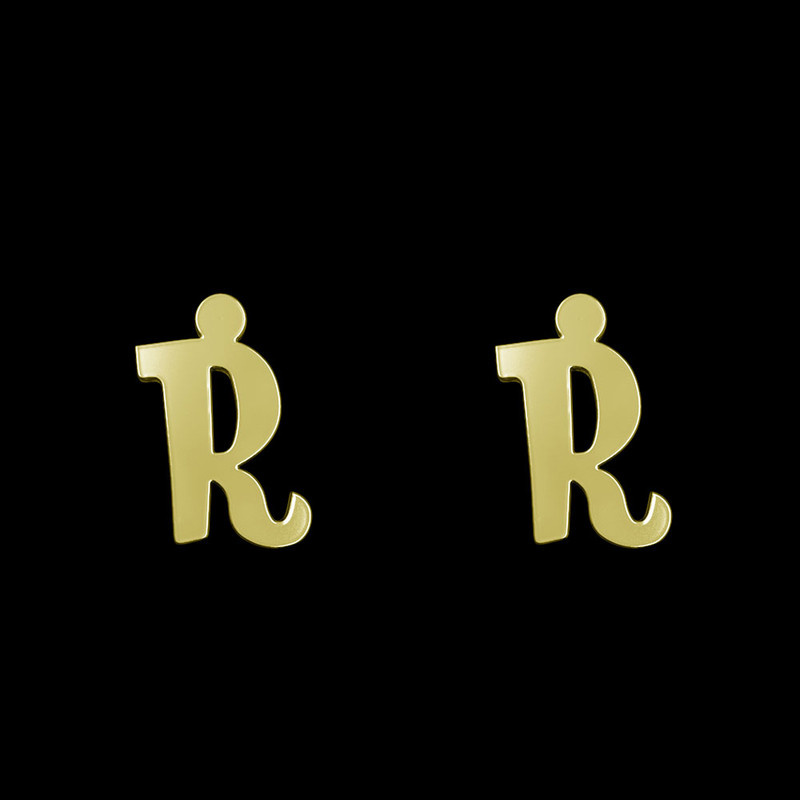 گوشواره طلا 18 عیار زنانه مدوپد مدل حرف R کد GA1-16644 گوشواره طلا 18 عیار زنانه مدوپد مدل حرف R کد GA1-16644