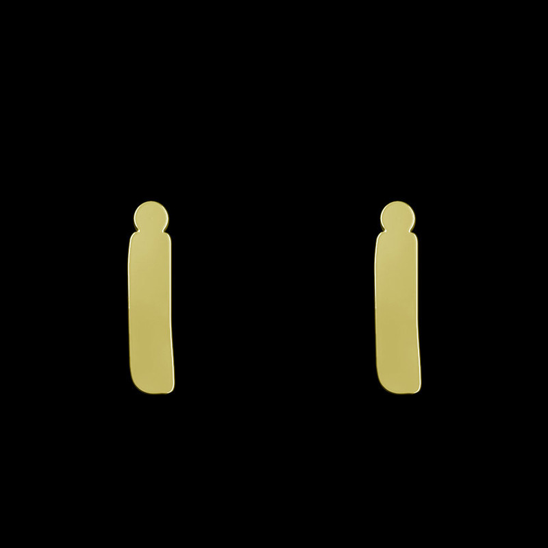 گوشواره طلا 18 عیار زنانه مدوپد مدل حرف I کد GA1-16715 گوشواره طلا 18 عیار زنانه مدوپد مدل حرف I کد GA1-16715