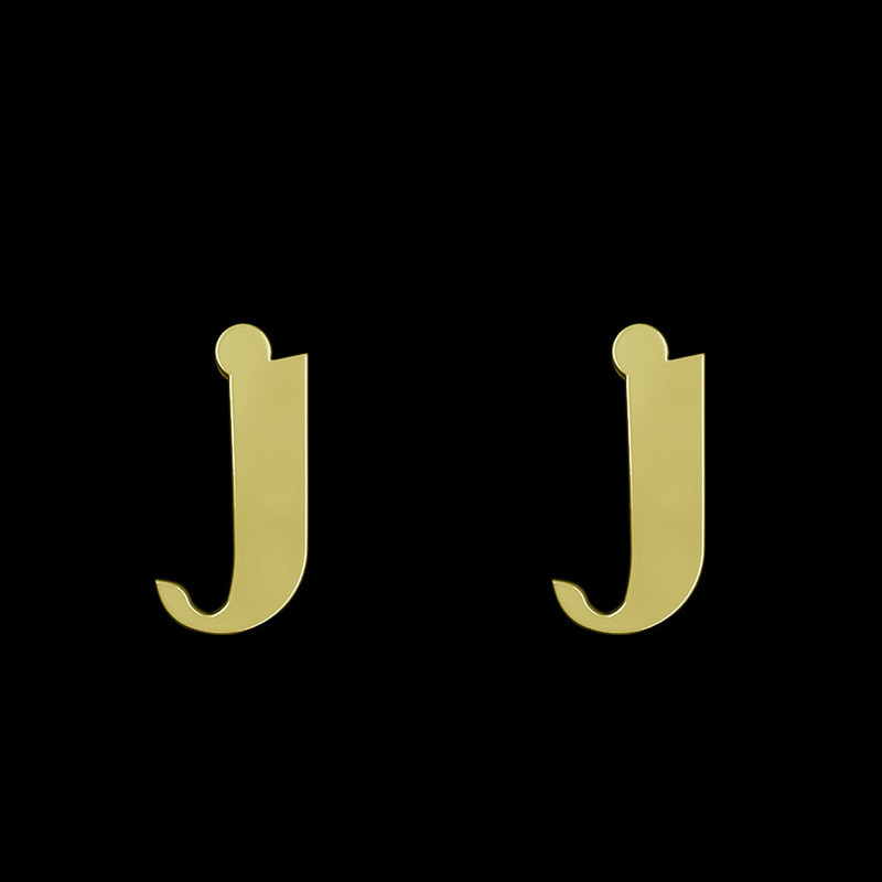گوشواره طلا 18 عیار زنانه مدوپد مدل حرف J کد GA1-16870 گوشواره طلا 18 عیار زنانه مدوپد مدل حرف J کد GA1-16870
