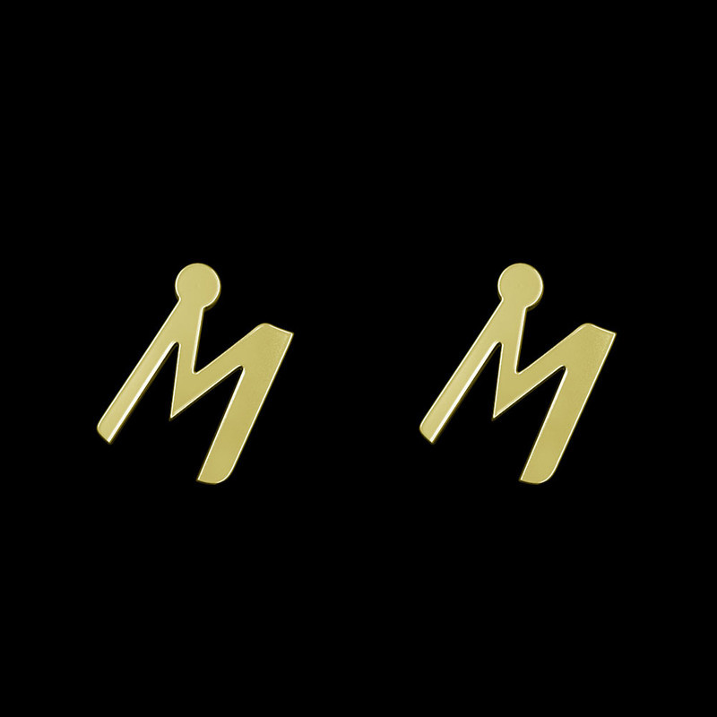 گوشواره طلا 18 عیار زنانه مدوپد مدل حرف M کد GA1-16873 گوشواره طلا 18 عیار زنانه مدوپد مدل حرف M کد GA1-16873