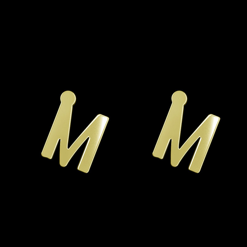 گوشواره طلا 18 عیار زنانه مدوپد مدل حرف M کد GA1-16899 گوشواره طلا 18 عیار زنانه مدوپد مدل حرف M کد GA1-16899