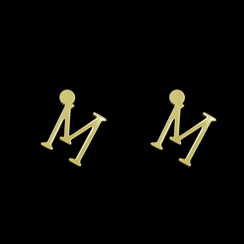 گوشواره طلا 18 عیار زنانه مدوپد مدل حرف M کد GA1-16977 گوشواره طلا 18 عیار زنانه مدوپد مدل حرف M کد GA1-16977