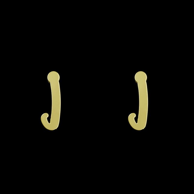 گوشواره طلا 18 عیار زنانه مدوپد مدل حرف J کد GA1-17000 گوشواره طلا 18 عیار زنانه مدوپد مدل حرف J کد GA1-17000