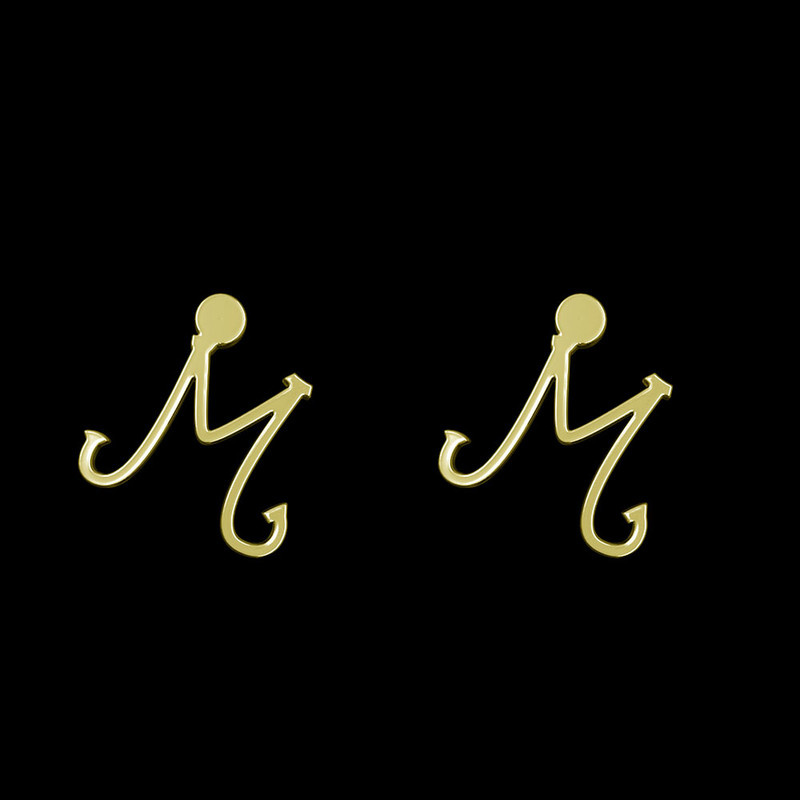 گوشواره طلا 18 عیار زنانه مدوپد مدل حرف M کد GA1-17029 گوشواره طلا 18 عیار زنانه مدوپد مدل حرف M کد GA1-17029