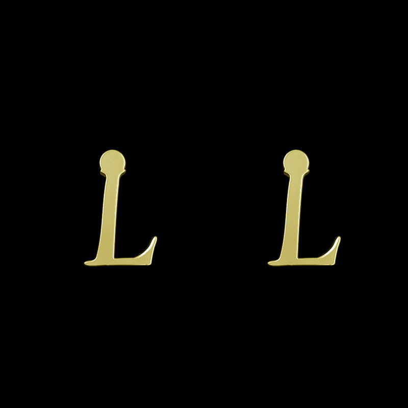 گوشواره طلا 18 عیار زنانه مدوپد مدل حرف L کد GA1-17054 گوشواره طلا 18 عیار زنانه مدوپد مدل حرف L کد GA1-17054