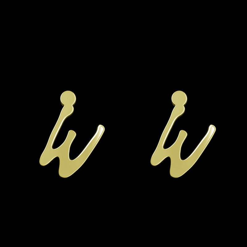 گوشواره طلا 18 عیار زنانه مدوپد مدل حرف W کد GA1-17091 گوشواره طلا 18 عیار زنانه مدوپد مدل حرف W کد GA1-17091