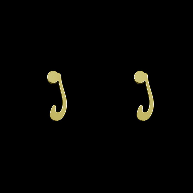 گوشواره طلا 18 عیار زنانه مدوپد مدل حرف J کد GA1-17117 گوشواره طلا 18 عیار زنانه مدوپد مدل حرف J کد GA1-17117