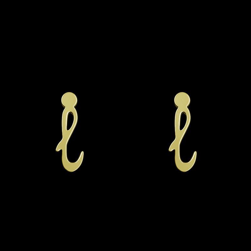 گوشواره طلا 18 عیار زنانه مدوپد مدل حرف L کد GA1-17119 گوشواره طلا 18 عیار زنانه مدوپد مدل حرف L کد GA1-17119