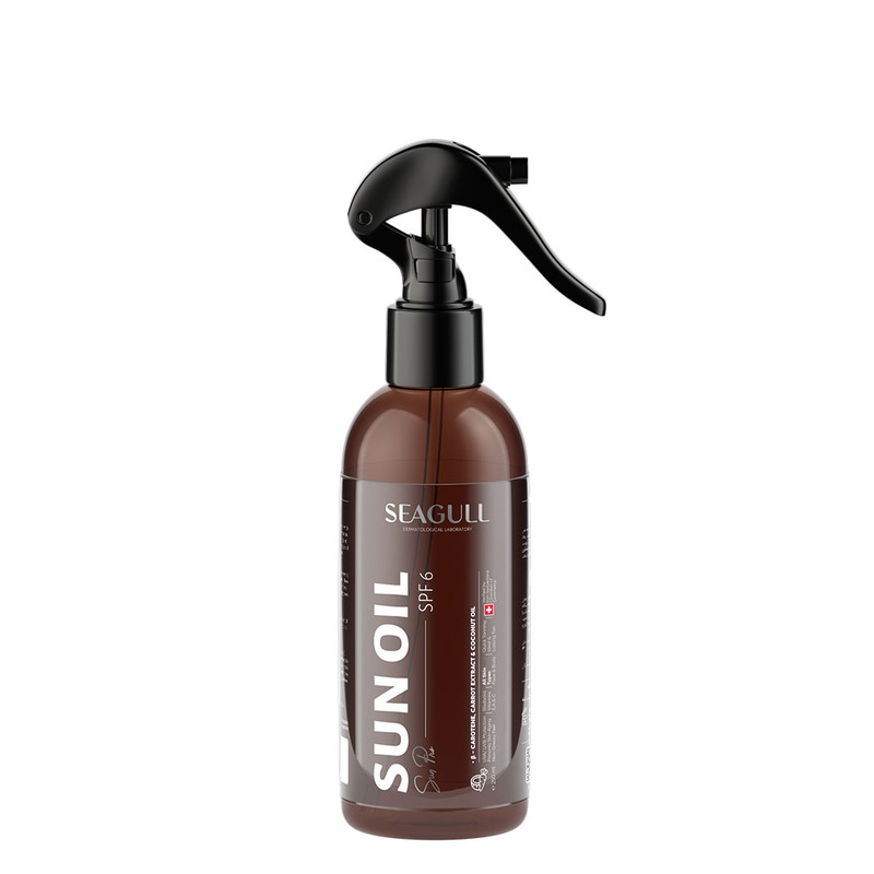 اسپری روغن آفتاب سی گل مدل SPF6 حجم 250 میلی لیتر اسپری روغن آفتاب سی گل مدل SPF6 حجم 250 میلی لیتر