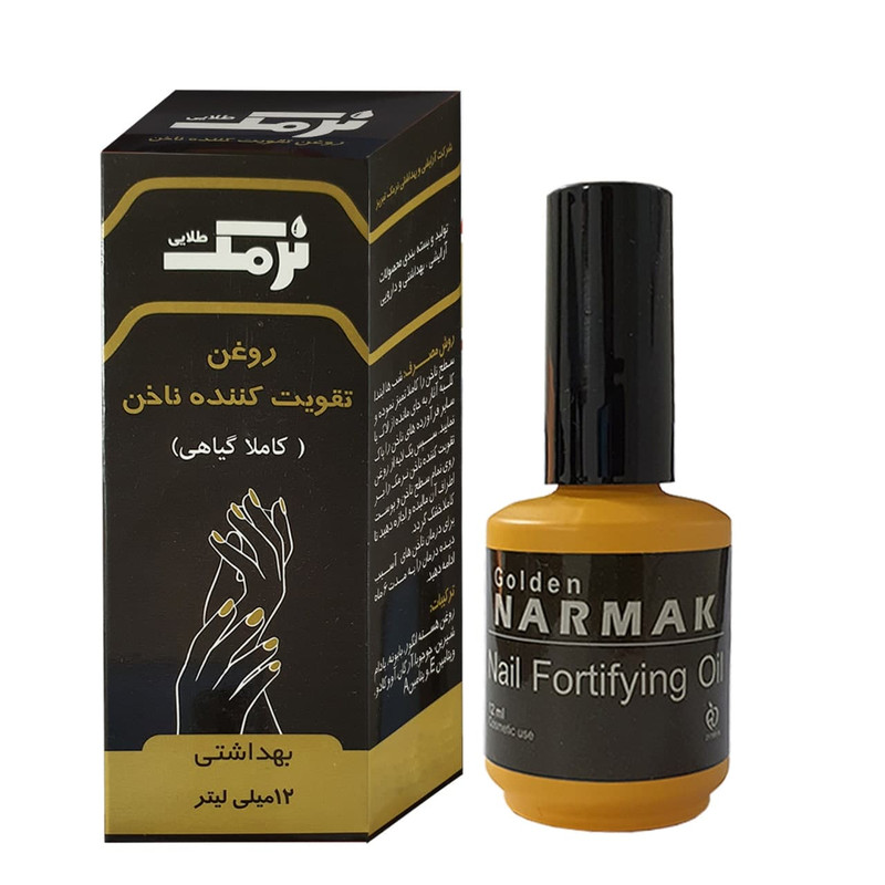 روغن تقویت کننده ناخن نرمک طلایی مدل گیاهی حجم 12 میلی لیتر روغن تقویت کننده ناخن نرمک طلایی مدل گیاهی حجم 12 میلی لیتر