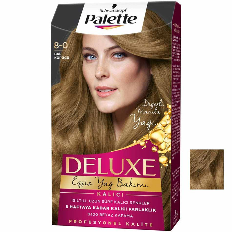 کیت رنگ مو پلت سری DELUX شماره 8.0 حجم 50 میلی لیتر رنگ عسلی کیت رنگ مو پلت سری DELUX شماره 8.0 حجم 50 میلی لیتر رنگ عسلی